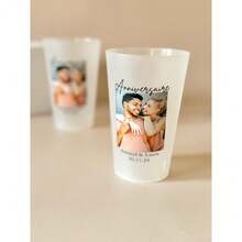Personalized Birthday Party Cup Custom Event Drinkware Reusable Photo Cup Wedding Favor Birthday Gift Plastic Tumbler Unique Keepsake