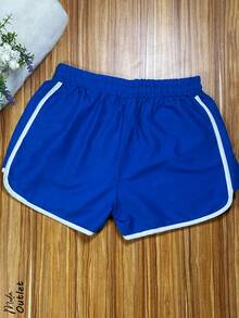 Women Shorts - Blue - View 2