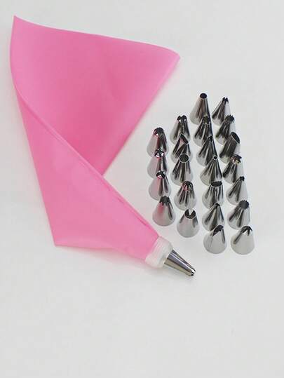 Bico De Confeitar Cone Jogo Completo Para Decoração De Bolos