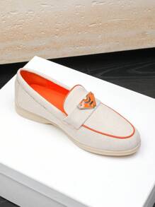 女式平底乐福鞋，低帮，酒红色，安哥拉红色，亮红色，蓝色，海军蓝，2025 年秋冬新款休闲软底一脚蹬牛津鞋，工作鞋，加大码 41-43