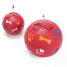 Pet Chew Toy Plastic Treat Dispenser Ball Small Medium Large Dog Play Interactive Leakage Food Balls Toy Puppy Training Balls Dog Leakage Ball Dog Smart Toy Tumbler Dog Food Training Intelligence Cat Pet Snack Leakage Device Relieves Bore - Multicolor - View 4