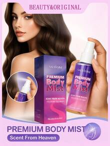 二合一香水和护发油精华喷雾，用于控制毛躁 | 持久留香，轻盈快速吸收，柔顺亮泽的护发产品，不油腻的女士日常护理礼物