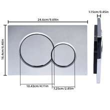 Dual Flush Operation Panel Compatible With Geberit 115.770.11.5 Sigma01 Series, Suitable For Concealed Tank UP300 / UP320 / UP720