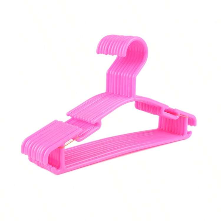 Lot de 10 cintres pour bébé - Rose