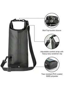 2L Sac étanche, sac bandoulière étanche pour sports de plein air, convient pour la natation, la plongée, la navigation, la pêche et les activités de plage, étui étanche pour téléphone, sac de sport, sac de voyage, accessoires de vacances - Multicolore - Voir 7