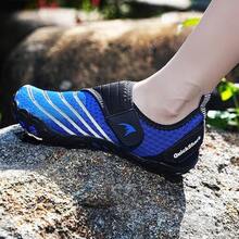 Shoes Barefoot Aqua Socks Outdoor Indoor Quick Dry Sandals Lightweight Slip On Walking Sneakers Beach Pool Swim (Little/Big) - 2-藍色/黑色 - 查看 9