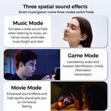HTC NE11 AI 无线翻译耳机支持 134 种语言翻译，高清触摸屏显示，佩戴舒适，稳定不掉落，全景低音增强，30 小时超长续航，升级无线 6.0 芯片 - Black NE11 AI - 查看 6