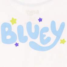 Bluey Boys Tshirt, Bingo Kids T Shirt, Kids Clothes For Summer, Cotton Summer Top - White - View 6