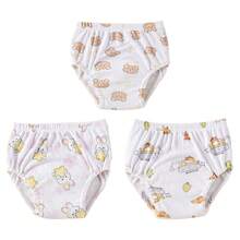 4 piezas de pantalones de entrenamiento lavables para adolescentes - pañales de tela transpirables con forro impermeable, patrones surtidos, pantalones de entrenamiento para adolescentes, para todas las estaciones - Multicolor - Ver 11