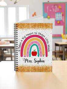 定制个性化教师笔记本、教师螺旋装订笔记本、教师退休礼物、开学第一天礼物、教师答谢礼物、男孩女孩礼物、学校必需品、儿童礼物 - 文具 - 查看 9