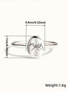 1 PC Elegant Ring For Women For Wedding Engagement Party Jewelry Valentine's Day Gift