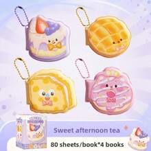 4-Piece Mini Notebook With Cute Pendants - Portable, Fun And Creative Notebook, Multiple Styles To Choose From, Suitable For Daily Use, Always Keep Your Arrangements In Mind School Supplies, Back To School
