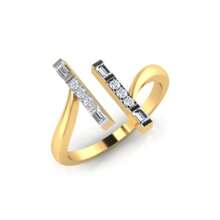 Elegant Ring, 18K Gold Plated With Zirconia, Minimalist Style Women's Ring, Jewelry For Engagement, Wedding, Daily Wear, Party Accessory Or Personal Style Statement