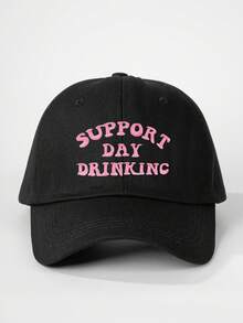 1 Chiếc Mũ lưỡi trai thêu "Support Day" có thể điều chỉnh dành cho nữ, Mũ chống nắng ngoài trời thường ngày thích hợp cho mùa xuân, mùa thu, du lịch, bãi biển, kỳ nghỉ, cũng thích hợp cho nam giới - Mũ bóng chày - Xem 3