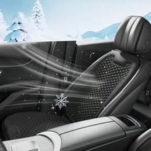 1 件汽车座椅垫，四季舒适透气办公椅垫 3D 简约通风单座冷却垫 - 均碼 - 查看 5