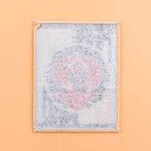 卡通服装补丁 熨烫绣花缝纫贴花 可爱缝制布面徽章 DIY 服装配饰