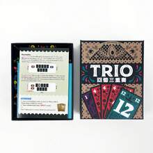TRIO, FISHING German-English Bilingual Edition, ODIN Strategy Card Games Bundle - 20 Min Quick-Play Party Board Games For Dates, Group Gatherings & Christmas Fun!