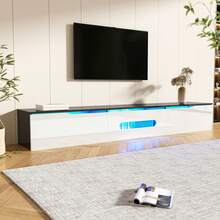 okwish Meubles TV et centres de divertissement - Noir - Voir 2