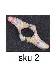 1個多種顏色的創意文具配件美學石拇指書立,適用於學生、辦公室職員 - 彩色 - 查看 27