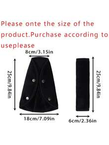 1pc/2pcs Car Seat Belt Shoulder Pads, Seat Belt Protector, All Season Automotive Interior Accessories - one-size - View 12