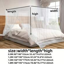 Camping Outdoor Mosquito Netting Shelter, Green Plant Vegetable Insect Protector Four Corner Mosquito Net With Two Hooks