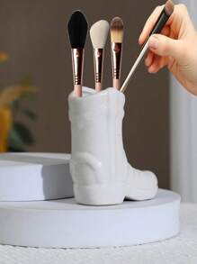1 Piece Of Creatively - Designed And Compact, Pink Boot - Shaped, - Friendly Resin Decorative Storage Ornament - DIY Collage - Ready, Lovely Pink Hue, Boot - Like Shape, For Storing Matches, Decorative Flowers And Cosmetic Bottles, Suitable For Desktop Decoration Scenarios