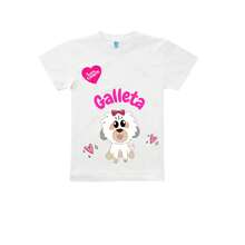 Playera De Galleta Lara Campos Para Niñas Moda Premium - Blanco - Ver 2