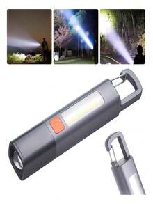 Mini Long Range Zoomable Flashlight, 300 Lumens