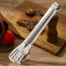 304 Stainless Steel Three-Wire Clamp Buffet Food Clip Bread Clip Steak Clip Thickened Multi-Function Barbecue Clip