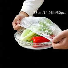 50 miếng màng bọc nhựa trong suốt cỡ lớn dùng một lần, thích hợp để bảo quản và sắp xếp đồ ăn nhẹ, rau củ và bánh mì, màng bọc khay bánh mì, có 3 kích cỡ. - Nhiều màu - Xem 8