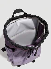 The Adjustable Drawstring And Double-Shoulder Strap Backpack For Men, Suitable For Commuting And Outdoor Activities, Featuring A Fashionable And Waterproof Design For Mountain And Tennis, Perfect For Outdoor Camping And Leisure Activities., School Backpack - View 11