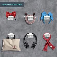 5 件免钻壁挂式帽架棒球帽挂钩升级粘性帽架无需钻孔强力挂耳帽钩 5/3/1 件