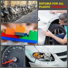 2-In-1 Wireless Plastic Welding Kit – With 40pcs Welding Rods & 500pcs Hot Staples, Repairs Car Bumpers & Plastic Cracks - Black - View 7