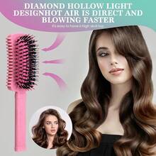 Curl Defining Brush Pink, Volume Curly Hair Brush For Effortlessly Detangling Shaping And Styling Women's Curls, Waves & Coils, Curly Hair Products, Reduce Frizz - Green+Pink - View 5