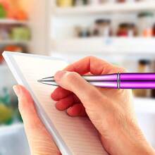 20 Pcs Beadable Pens,Plastic Bead Pen Bulk Colored,Black Ink Beaded Pens Refills Make Gifts And, Office Supplies(Black Gold) - Gradient Color - View 4