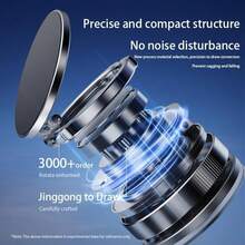 2025升级版磁吸车载手机支架，适用于Magsafe吸盘手机支架，360°可调节车载手机支架，通用汽车配件