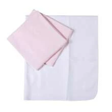 Kit Of 3 Baby Swaddles, Printed Or Plain, 80cm X 50cm - 100% Cotton - Karinho - Girl - View 8