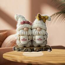 1 Stück glamouröse Acryl Kobold Kaffeetisch Dekoration - für Büro, Schlafzimmer, Wohnzimmer - perfekt für Geburtstage, Jahrestage, Valentinstag, Weihnachten, Erntedankfest, Muttertag & Vatertag, Klassiker, Dekorationen, Geschenke