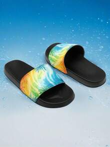 1 Pair Custom Women's Sandals, Personalized Customized Photo Design, Custom Soft Sole Sandals, Home Slippers, Suitable For Indoor, Outdoor And Bathroom Garden, Spring And Summer Sandals, Customized Gift For Mom/Dad/Her/Him/Girlfriend/Boyfriend/Wife/Husband/Friend - Multicolor - View 6