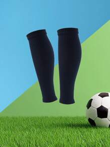 FLSHMCEN 1 Pack Men's Grip Soccer Socks And Football Leg Cover, Non-Slip Leg Shin Guards Cover For Basketball, Football, Sports