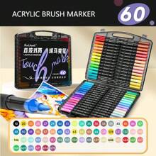 Touchmark Schwarze Mythos Pro. Malkasten mit 80/60/48/36/24/12 Farben für alle Arten von Malerei, Zeichnen, Geschenke, Schule, Kunst, Schreiben, gute Leistung, Schulmaterial, Schulbeginn