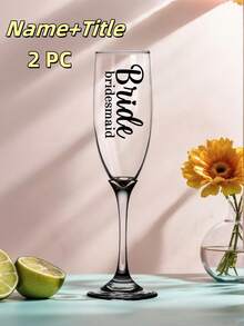 1/2/6 szt. personalizowanych kieliszków do szampana, materiał szklany, 6 uncji/180 ml, możliwość personalizacji imienia, tytułu i koloru kokardy, ślubne kieliszki do szampana, odpowiednie na wesela, dekoracje ślubne, personalizowane szklanki, dekoracje na imprezy, prezenty dla druhen, urodziny, wieczory panieńskie, wieczory kawalerskie i specjalne okazje, odpowiednie również dla panny młodej, pana młodego, druhen i drużbów - czara - Zobacz 13