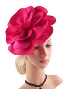 Fashionable Women's Rose Flower Hair Net Hair Accessories Beach Party Headband Decorative Accessories, Tiny Hats, Derby Hat , Mini Fascinator, Mini Cap