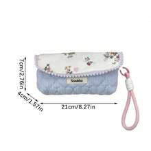 1 件 Ditsy 花卉印花铅笔盒多功能收纳袋旅行化妆包手提包化妆刷收纳袋口红包钱包便携式化妆品收纳包带拉链开合可容纳口红、刷子、文具、硬币、小物件可爱收纳袋收纳袋旅行必需品邮轮必需品宿舍必需品伴娘礼物妈妈礼物教师礼物生日礼物送给朋友的礼物返校礼物学校包学校配件学校用品 - 彩色 - 查看 11