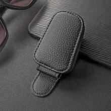 1 pieza Soporte magnético premium para gafas de sol en el parasol del coche - Clip de agarre seguro para accesorios interiores del automóvil