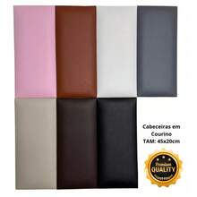 Modular Headboard Upholstered Premium Leatherette Queen King Size Double Box Bed - Tanah liat - View 4