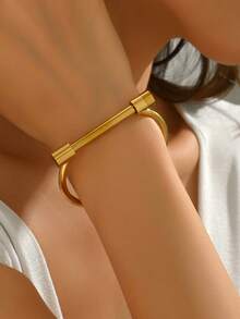 1 pieza Brazalete de mujer elegante con herradura, regalo elegante para la novia