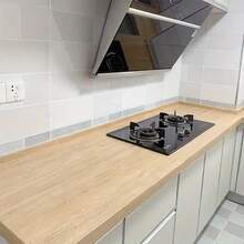 1 Roll Of Peeling And Pasting White Wood Grain Wallpaper, Easy To Clean, Waterproof And Removable Vinyl Contact Paper, Simple DIY Home Decoration For Living Room, Kitchen, Bedroom, Dormitory-Multi-Purpose Furniture Renovation - Yellow - View 3