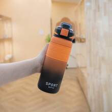 1pc 26oz/32oz Transparent/Frosted Plastic Water Bottle With Lid & Handle, Leak-Proof, Suitable For Students, Outdoor Sports, Travel, Gifts For Various Occasions - Multicolor - View 19