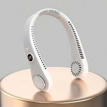 1 件挂颈风扇，USB 供电，5 档可调数字迷你便携式免提风扇 - 彩色 - 查看 4